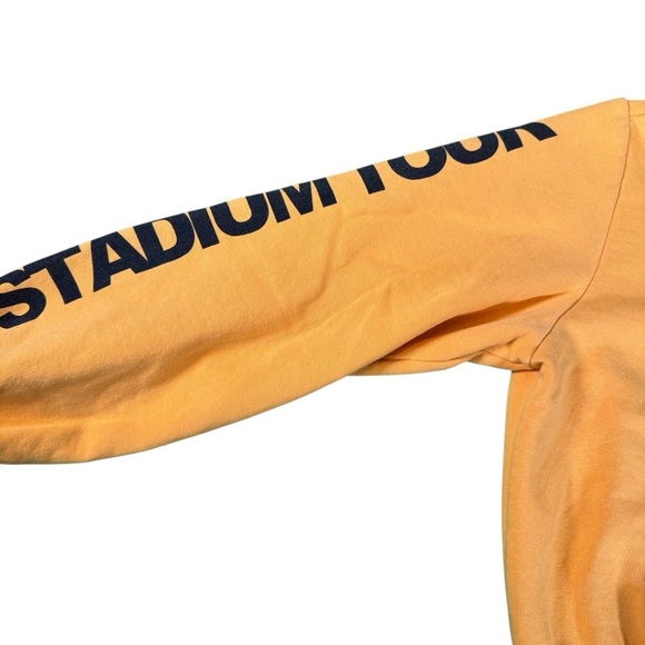 Divided by H&M Justin Bieber Stadium Tour Womens Yellow Black Hoodie Size Medium - Picture 6 of 13